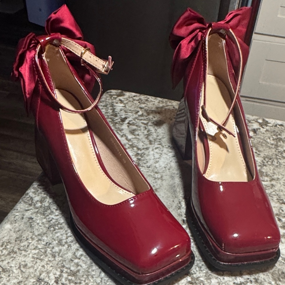 Red Patent Leather Shoes